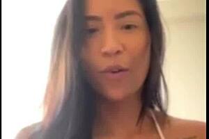 American wild anal: Morena gives her anus a good pounding with a rabbit plug