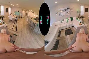 vrush lisey sweet bends over for anal doggystyle and creampie ride