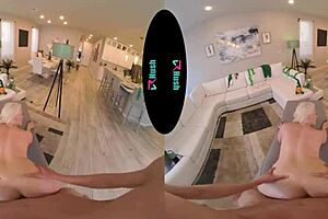 vrush lisey sweet bends over for anal doggystyle and creampie ride