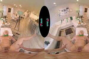 vrush lisey sweet bends over for anal doggystyle and creampie ride