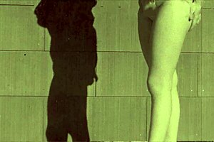 Oh no, vintage amateur stripper surprised by burglar!