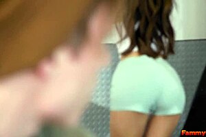 Alexia Anders Jerks Boyfriend at Home Gym, Stepmom Walks In