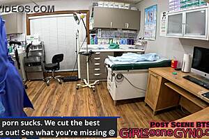 Ebony Freshman Solana Undergoes Mandatory New Student Physical Exam By Doctor Tampa With Spreading Legs Gloves Speculum Latex And Tits