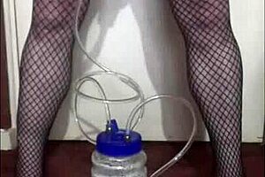 hey, ever tried a portable cow milking machine on someone wild?