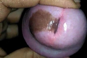 Indian stud has a hot dick which gets erect and a his sperm releases precum