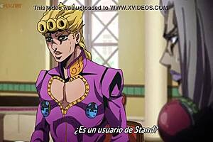 Funny Vento Aureo anime porn with fetish themes