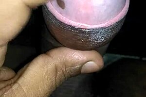 Indian stud has a hot dick which gets erect and a his sperm releases precum