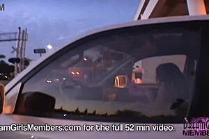 Cute brunette from the club strips nude with pierced nipples