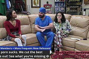 Ebony Freshman Solana Undergoes Mandatory New Student Physical Exam By Doctor Tampa With Spreading Legs Gloves Speculum Latex And Tits