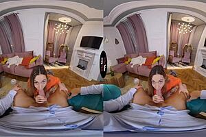 Blonde's big ass taboo in virtual pov bigger better stronger