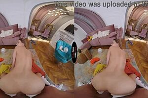 Blonde's big ass taboo in virtual pov bigger better stronger