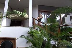 Blonde Latina Provokes and Seduces for Brazilian Assfucking