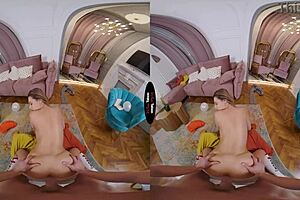 Blonde's big ass taboo in virtual pov bigger better stronger