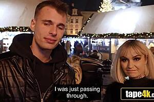 I'm this tatted up euro blonde, cuckolding my broke boyfrend for cash with a big cockk