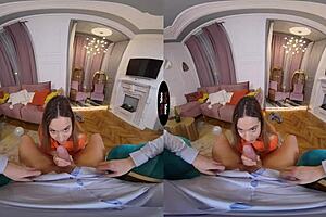 Blonde's big ass taboo in virtual pov bigger better stronger