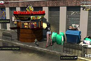 Girl in Fashion Business Wants Spanking in Anime Game