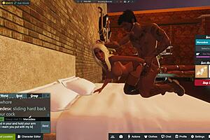 Mercedes Fucks Mechanic with Monster Cock