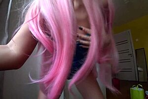 Bunny performs sexy dance with striptease