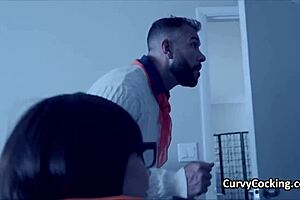 i give sloppy deepthroat blowjob as curvy big tit velma in cosplay