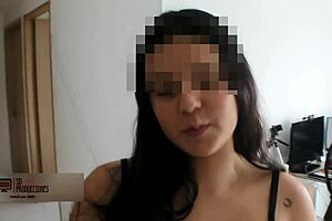 hot latina seduces technician for hard fuck and facial!