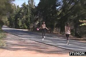 Two American Milfs Piss Outdoors In Public Park For Amateurs