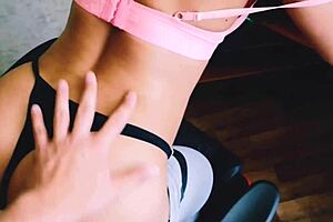 My naughty gamer girlfriend loves playing with her pussy and friends