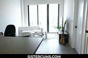 Cute stepsister caught her step bro sneaking with her panties, fiona frost and nicky rebel in maledom scene.