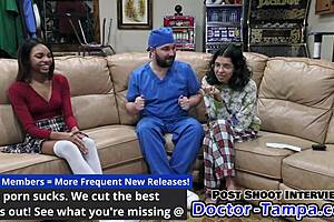 Become the doctor, Solana! Sign up for strange electrical e-stim.