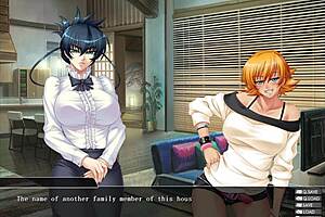 Taimanin Asagi 3 Handjob Game with Black Characters