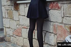 Watch Her Bent Over Ass Up Masturbating in Stranger's Bed