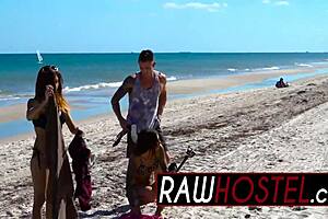 Man, these hot dolls are getting their tight asses eaten up in hardcore style