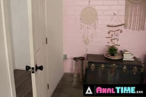 Six Horny Studs Stuff Keira Crofts Wet Holes In Double Penetration Gangbang