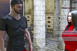 Atlas游戏里和Leyala Naya三人行狂肏