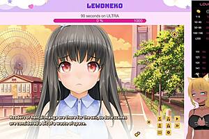 Vtuber lewdneko's lewd love game