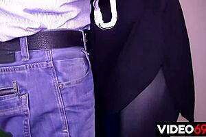 i had rough sex with amateurs in glasses, big tits bouncing while riding