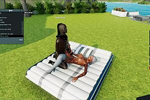 Ebony hunk has gone ahead to set records on the social platform with his generous endowment pounding on the interracial absorbing center