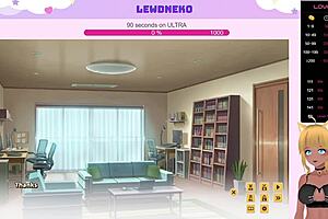 Vtuber lewdneko's lewd love game