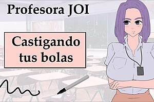 Teacher provides instructions with rope punishment