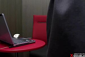 Marunouchi Office Break Room Cute Employee Surprises With Private Moment