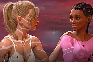 Atlas enjoys threesome sex with Leyala and Naya in the game