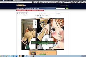 nami from one piece engages in hentai sex scene with intense action