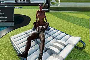 Ebony hunk has gone ahead to set records on the social platform with his generous endowment pounding on the interracial absorbing center