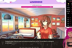 Vtuber Lewdneko Engages In Cute Anime Dating Game Highway Blossoms Part 1