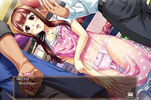 I’m So Torn Watching Manbikishita Osanazuma Get Raw Nakadashi In Hentai Bondage Game!