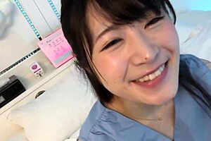 hey, nagisa's gap is so erotic, getting fucked by big vibe