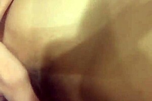 Big purple dildo slides into tight wet pussy