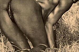 Vintage women of the world, hairy and retro.