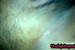 Unclejohny And His Ebony Babe Riding Hard!