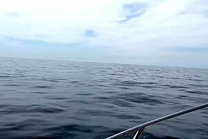 Yacht pussy licking and cunnilingus