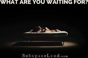 Teen blonde in bondage gets pussy whipped and fucked to swallow cum.